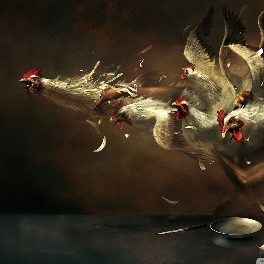 Летящие курицы