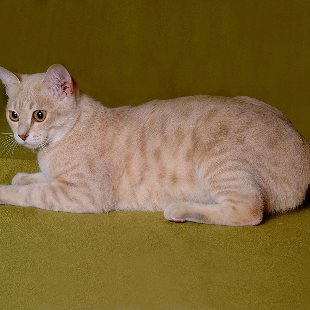 Австралийский мист на зеленом фоне