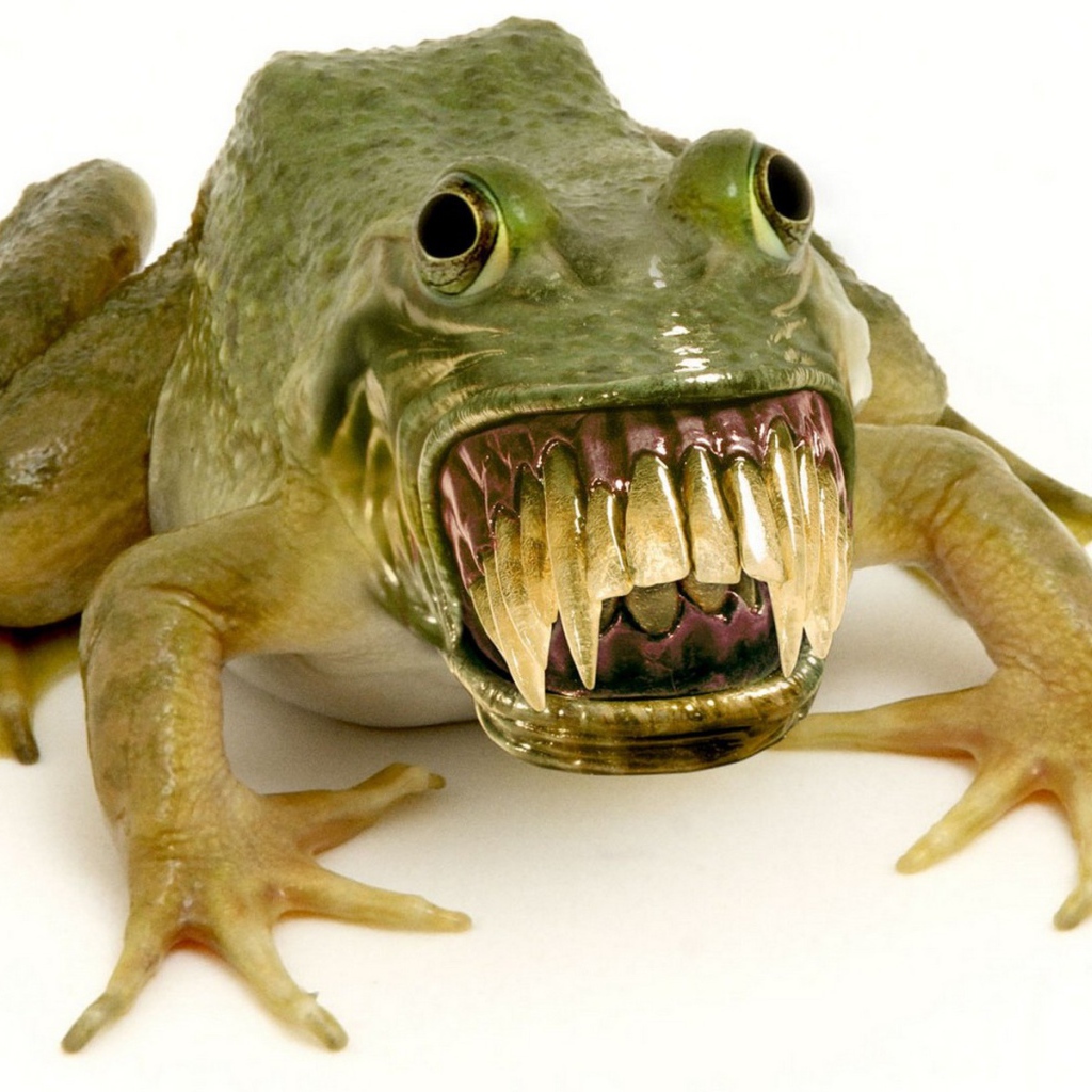 Зубастая лягушка