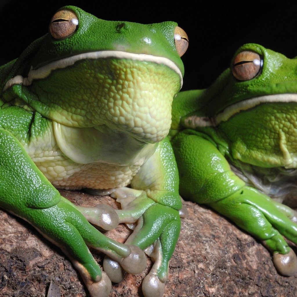 Зеленые лягушки