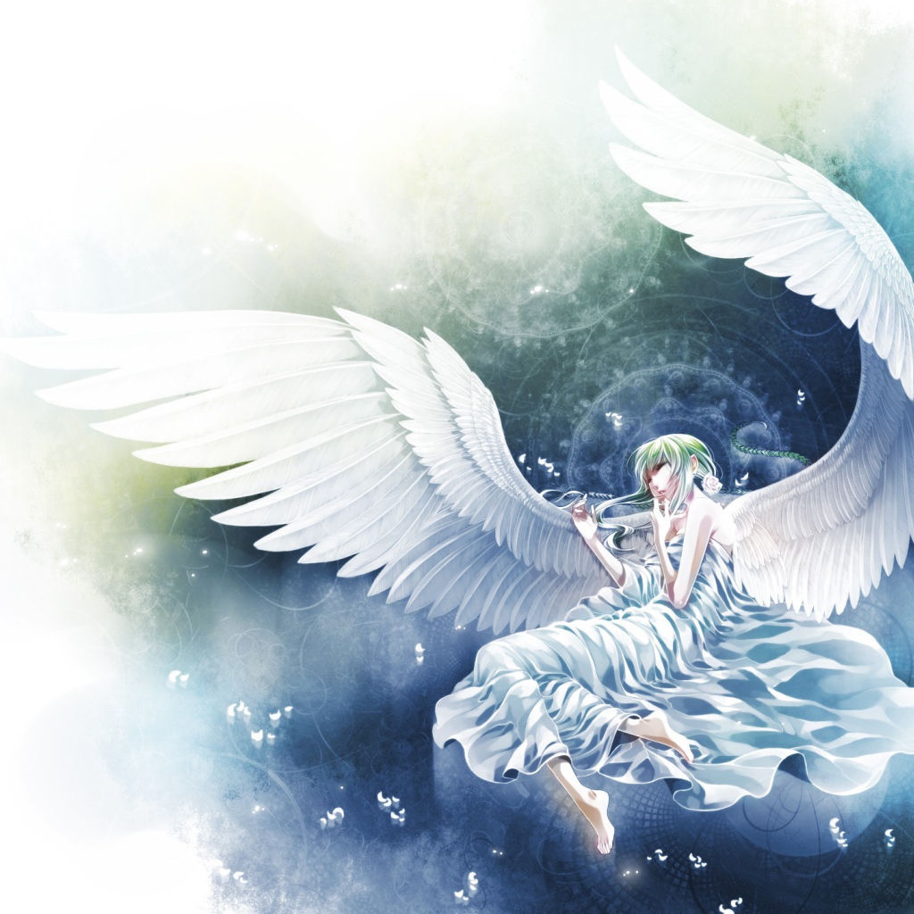 Ангел в белом платье