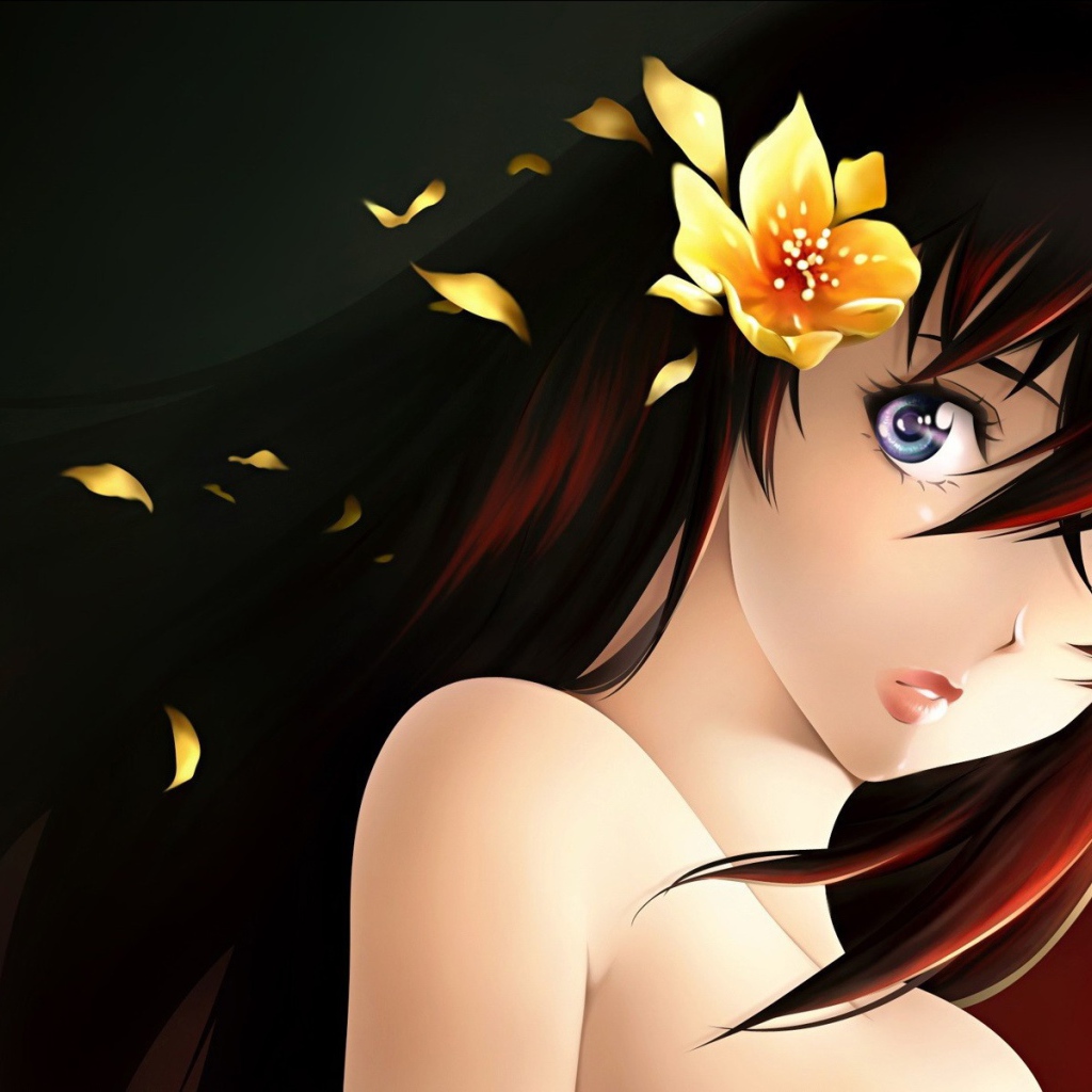 Обои с девушкой Аниме