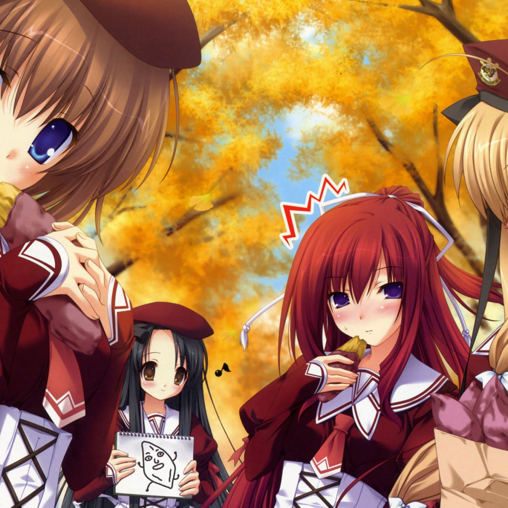 Обои с девушками Аниме