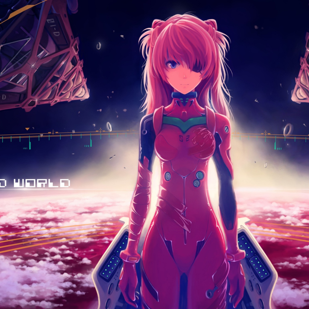 Аска Лэнгли Сорю аниме девочка