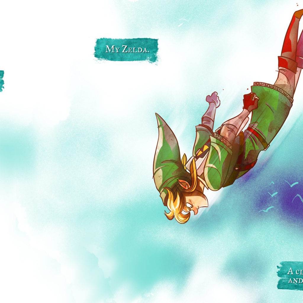 Девочка пикирует