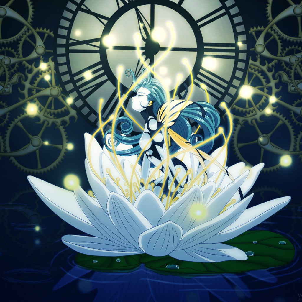 Девочка в лилии