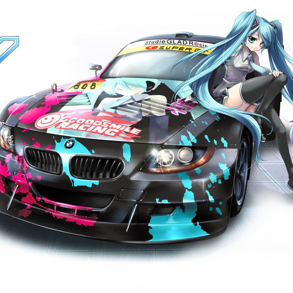 Девочка на автомобиле