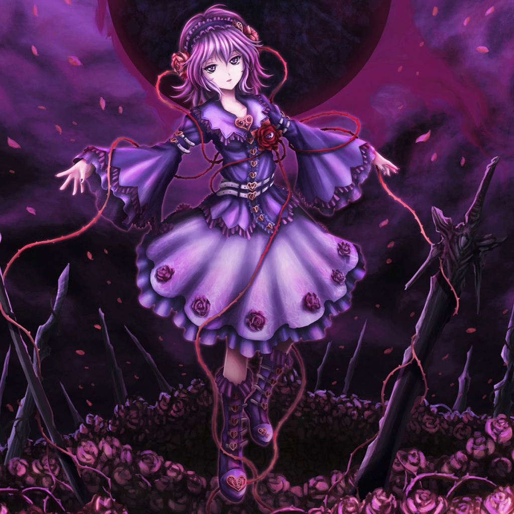 Девочка на цветах