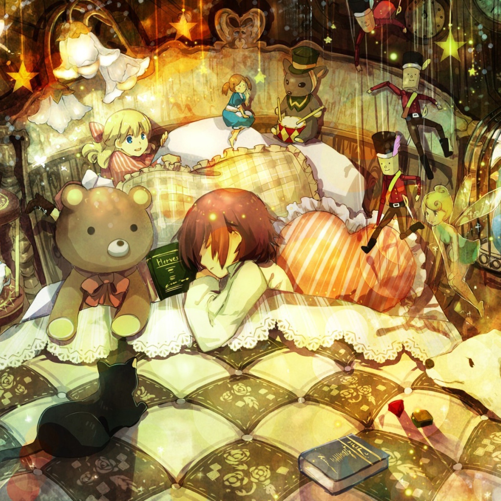 Девочка спит