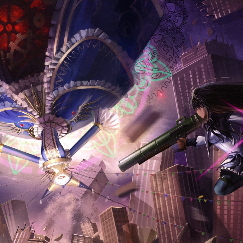 Девушка с гранатометом