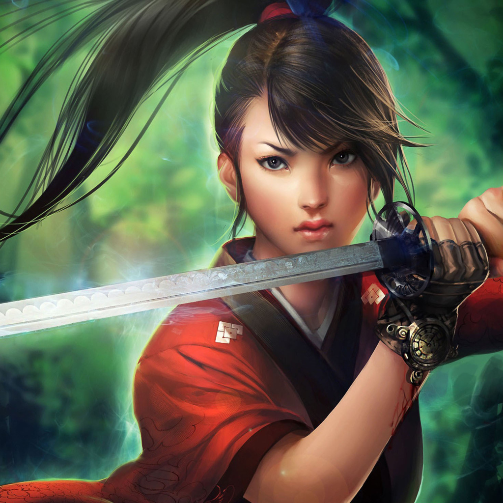 Девушка с мечем
