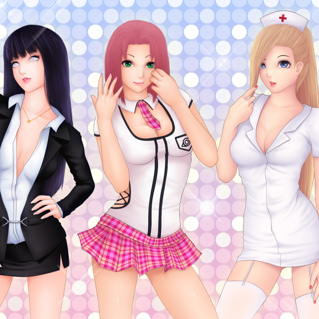 Девочки в разной одежде