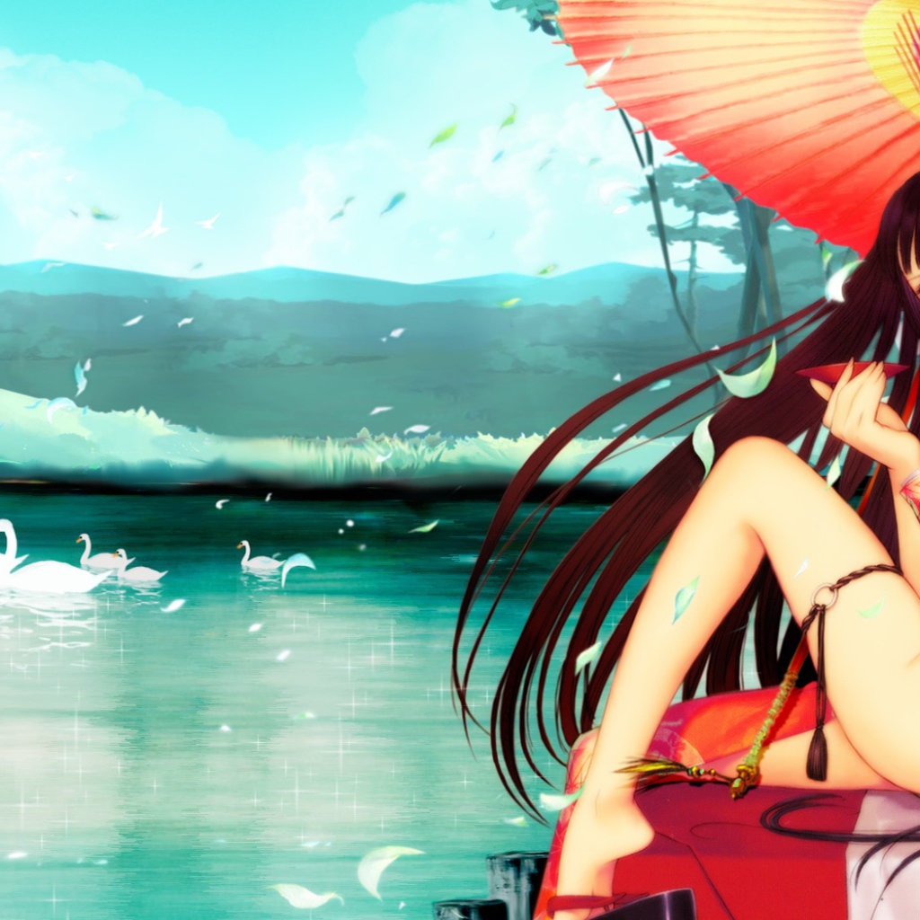 Аниме девушка Хёнтай