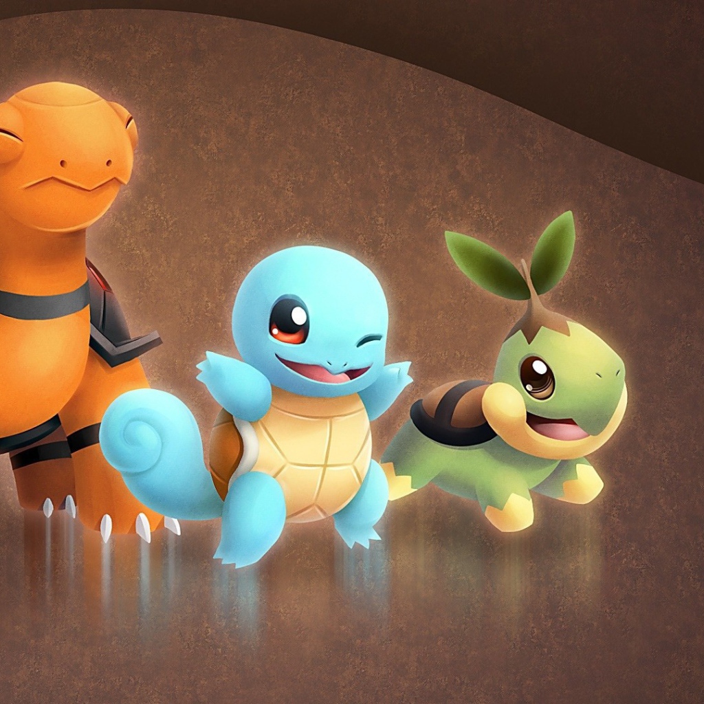 Покемон и черепаха