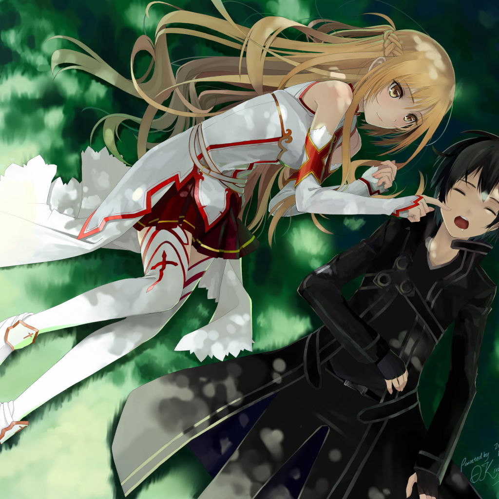 Парень с девушкой отдыхают