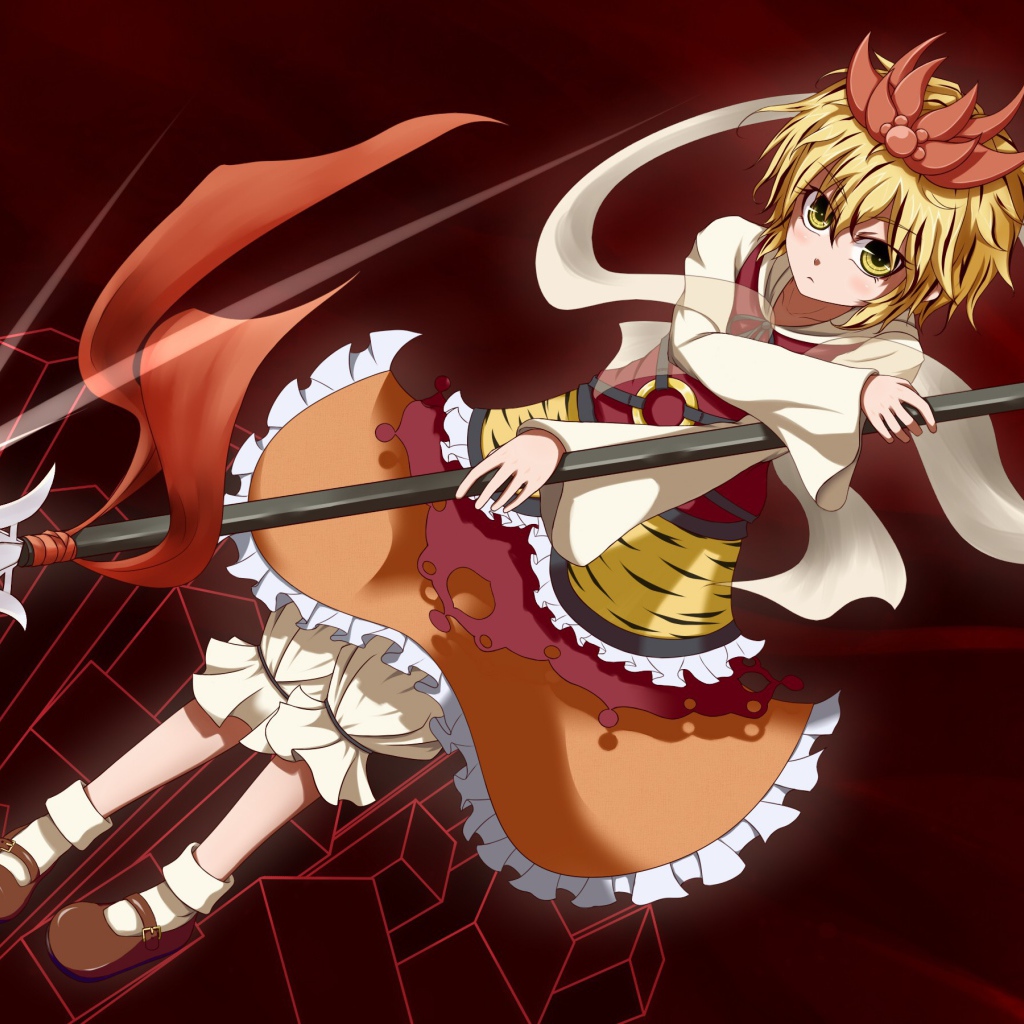 Девочка с копьем