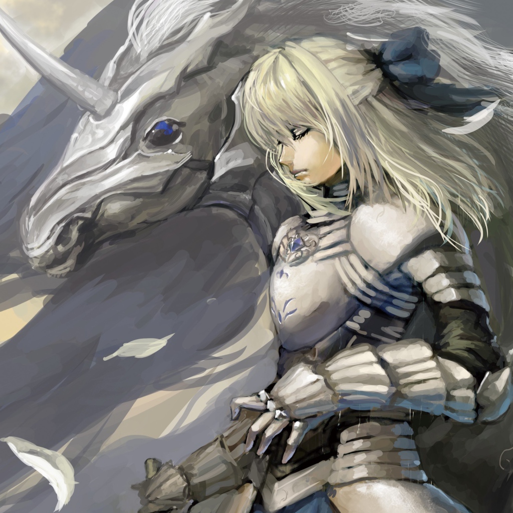 Девушка с единорогом