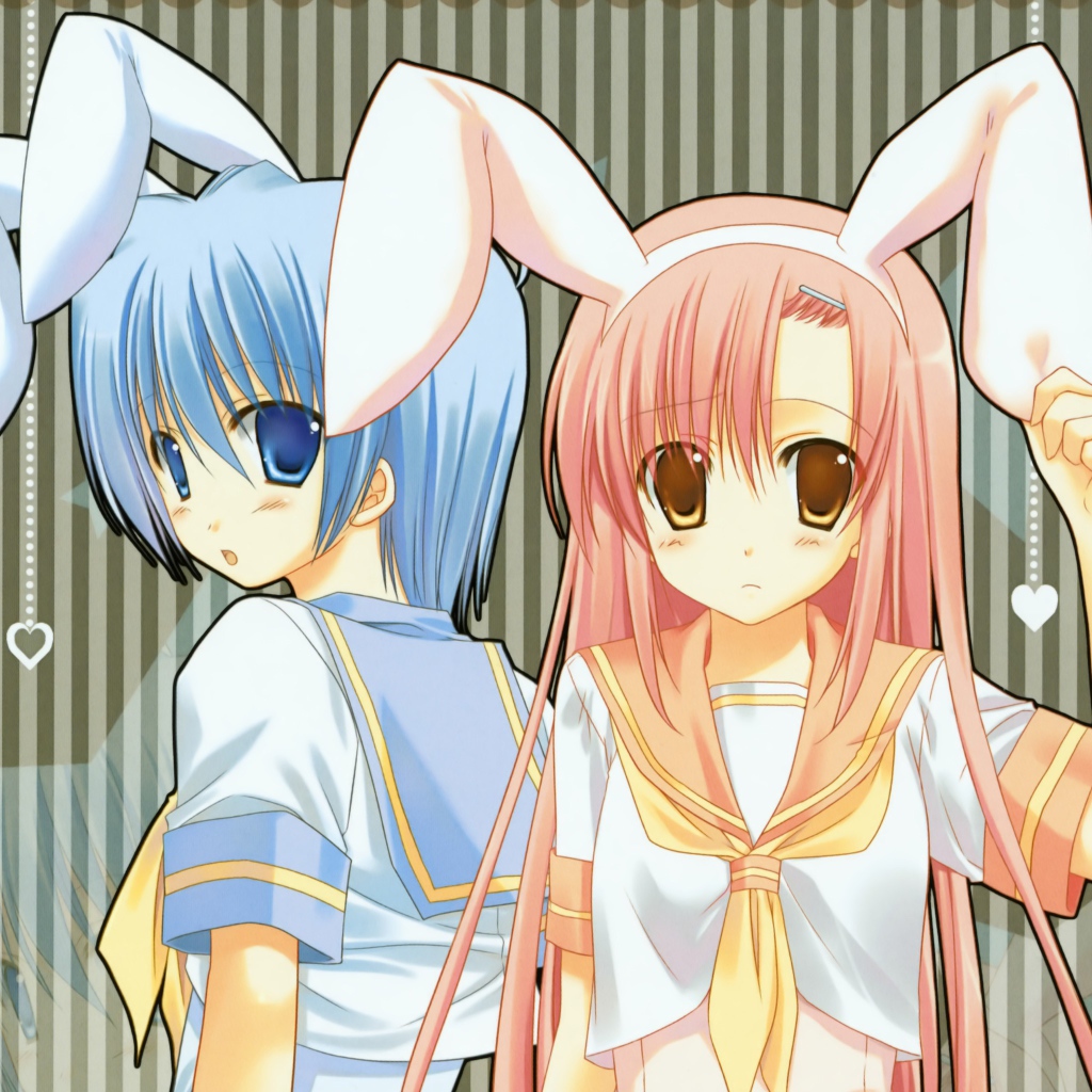 Девочки с заячьими ушами