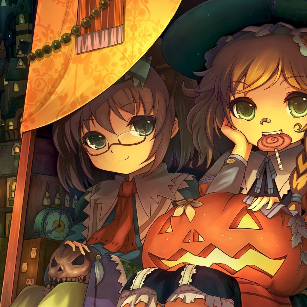 Девочки с тыквой