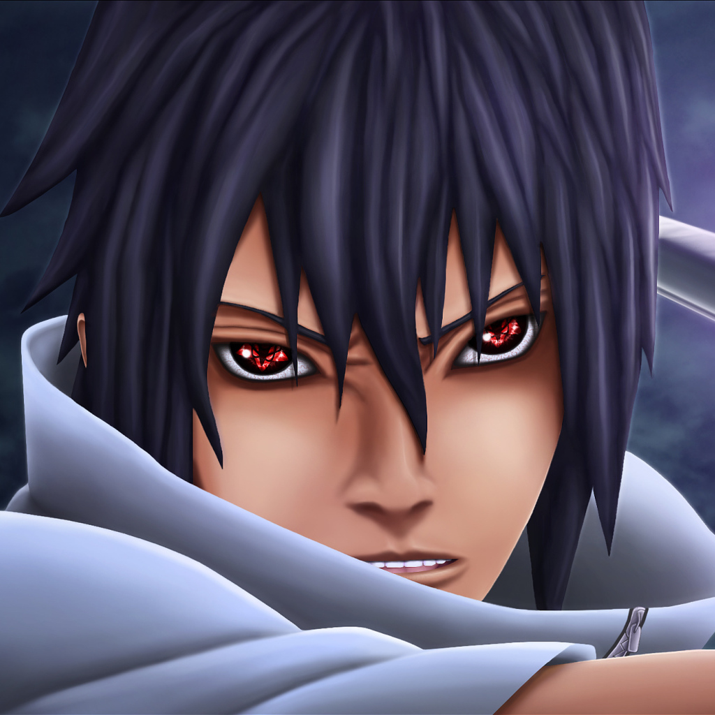 Учиха Саске с мечом