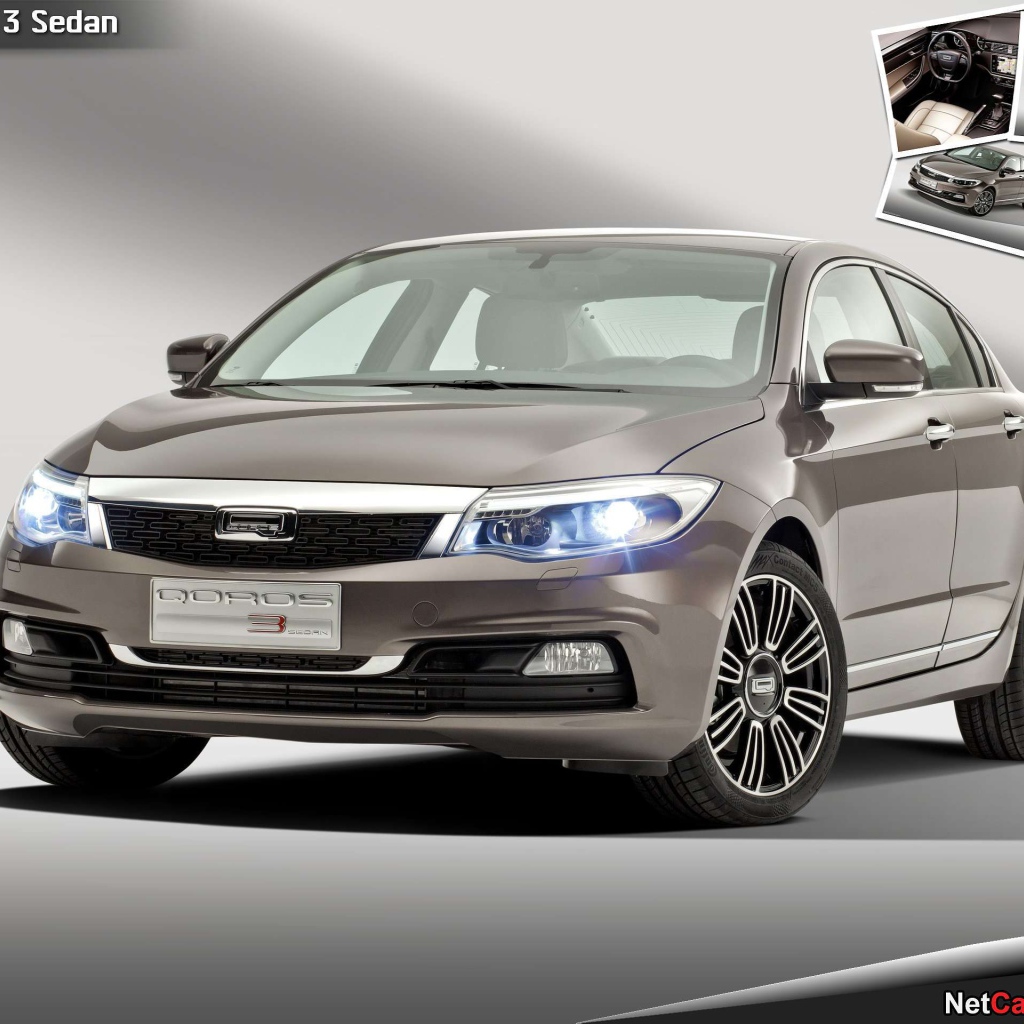 Красивый автомобиль Qoros 3 2014  в Москве