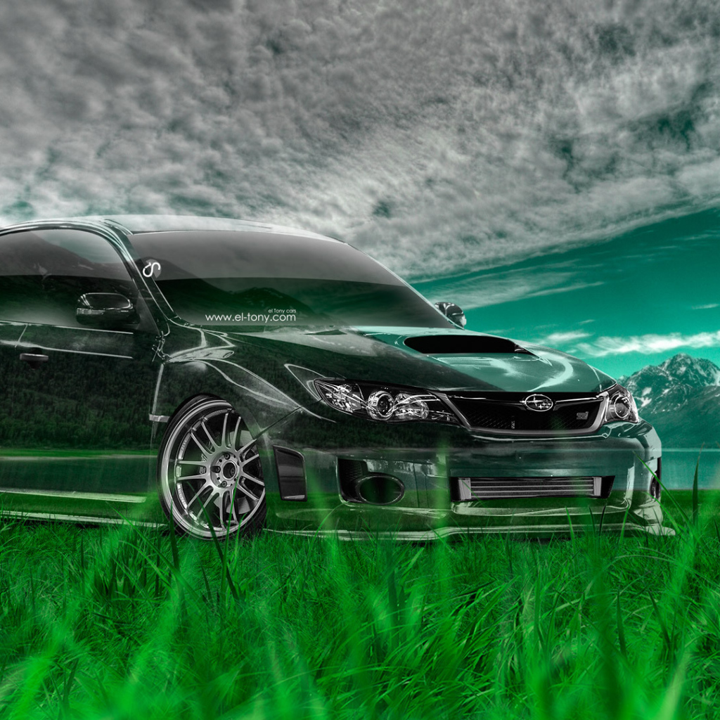 Subaru impreza на природе