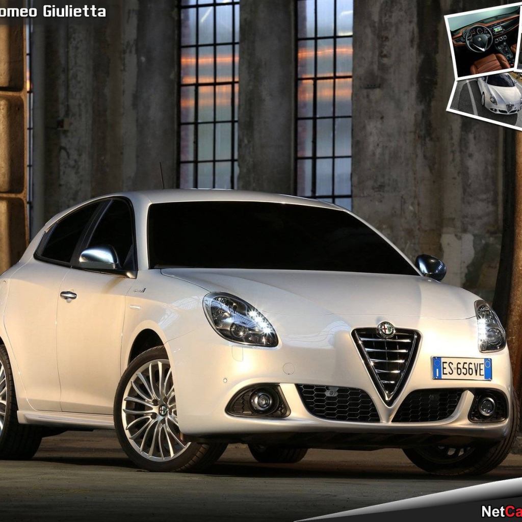 Автомобиль Alfa Romeo giulietta 2014 на дороге