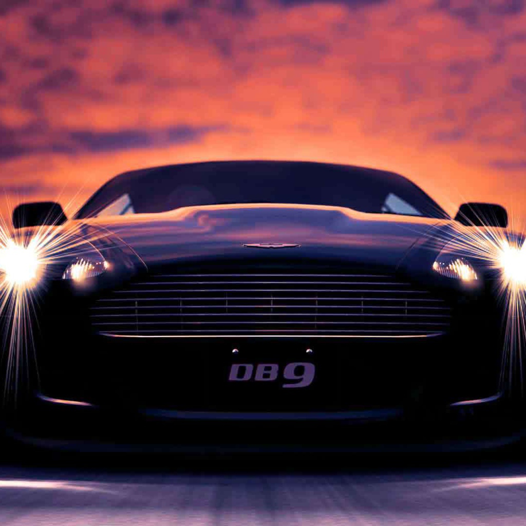 Красивый автомобиль Aston Martin db9