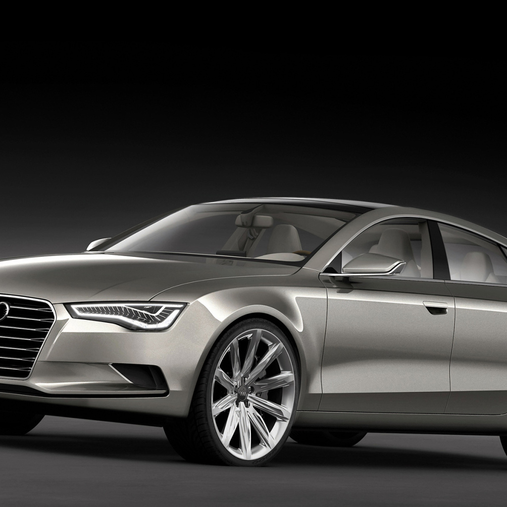 Автомобиль Audi a3 на дороге