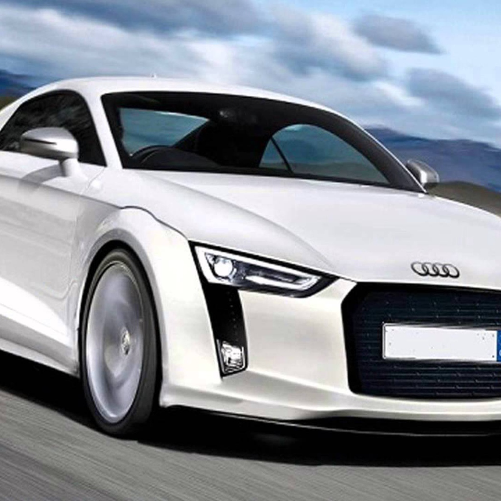 Красивый автомобиль Audi TT 2014