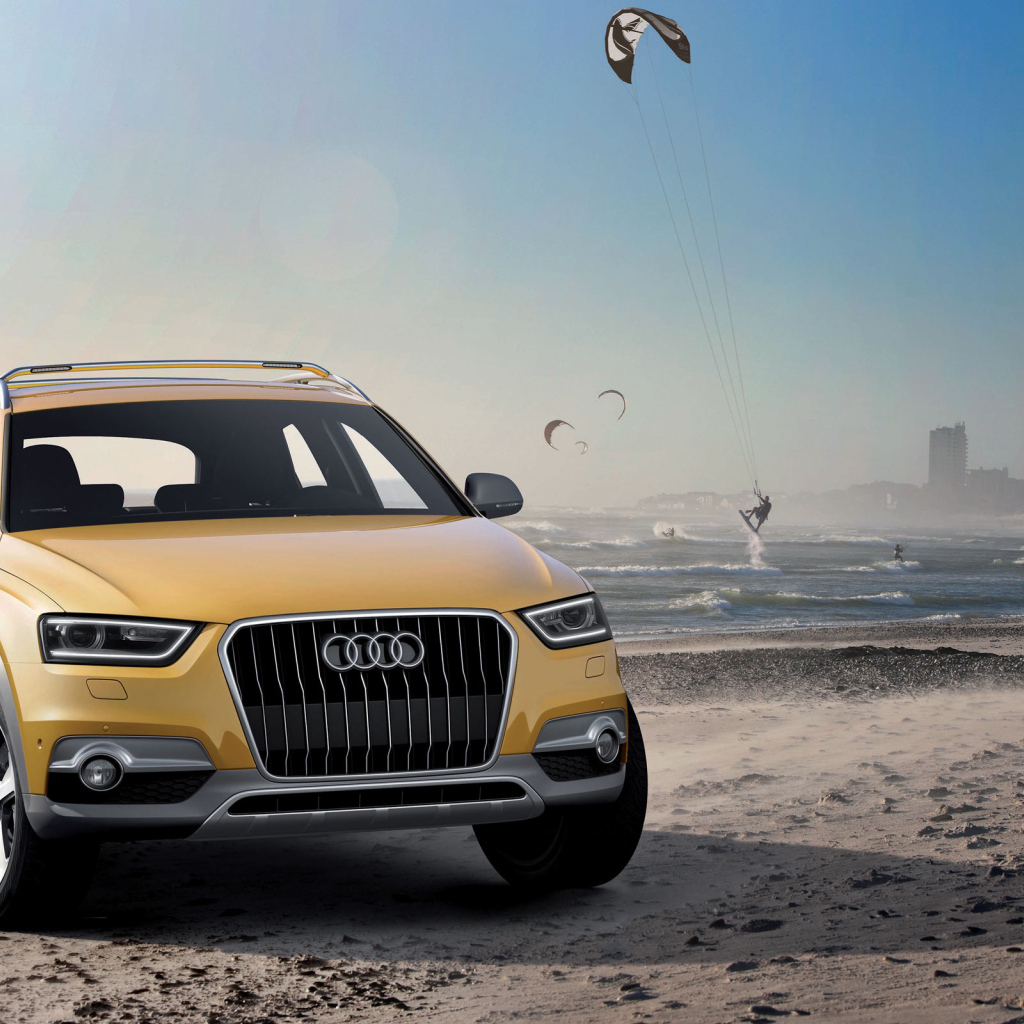 Красивый автомобиль Audi q3 в Москве