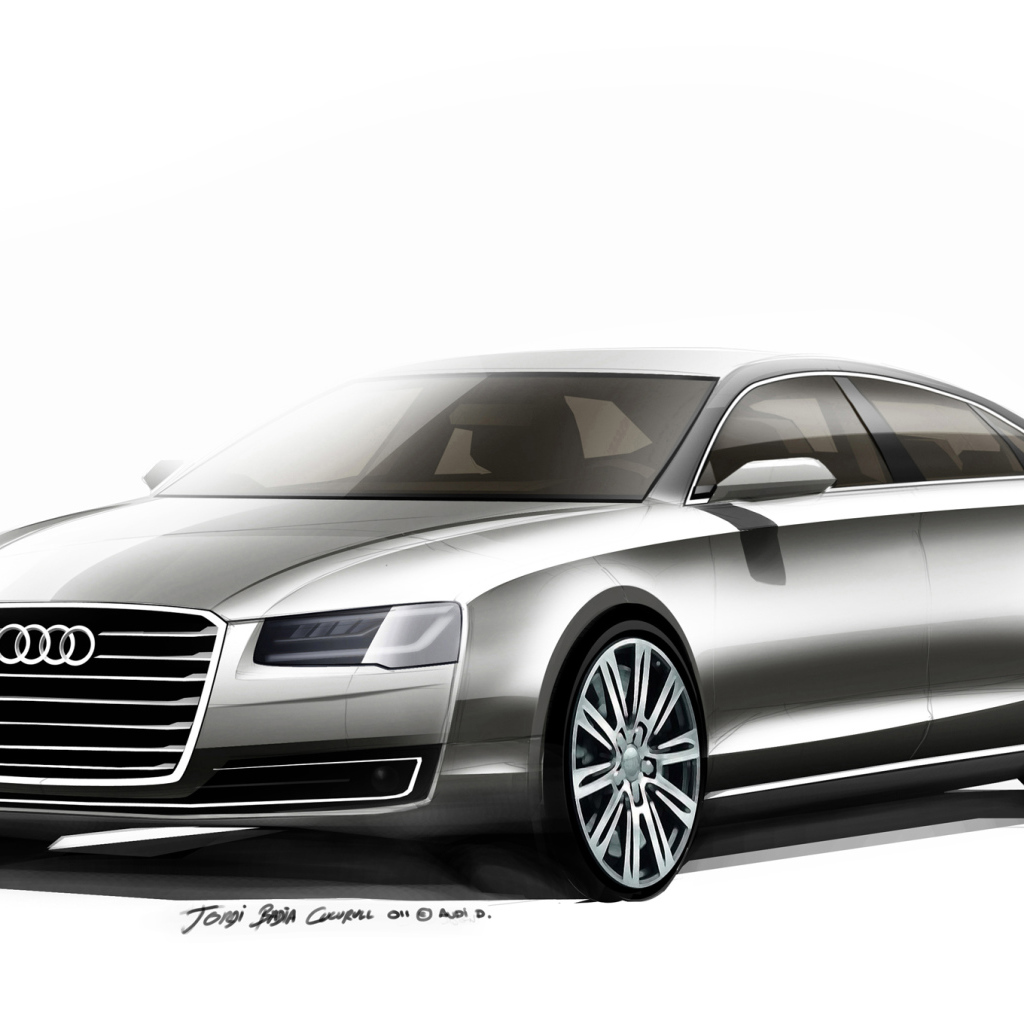 Надежный автомобиль Audi A8 2014