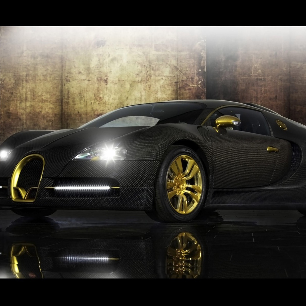 Бугатти Вейрон черный
