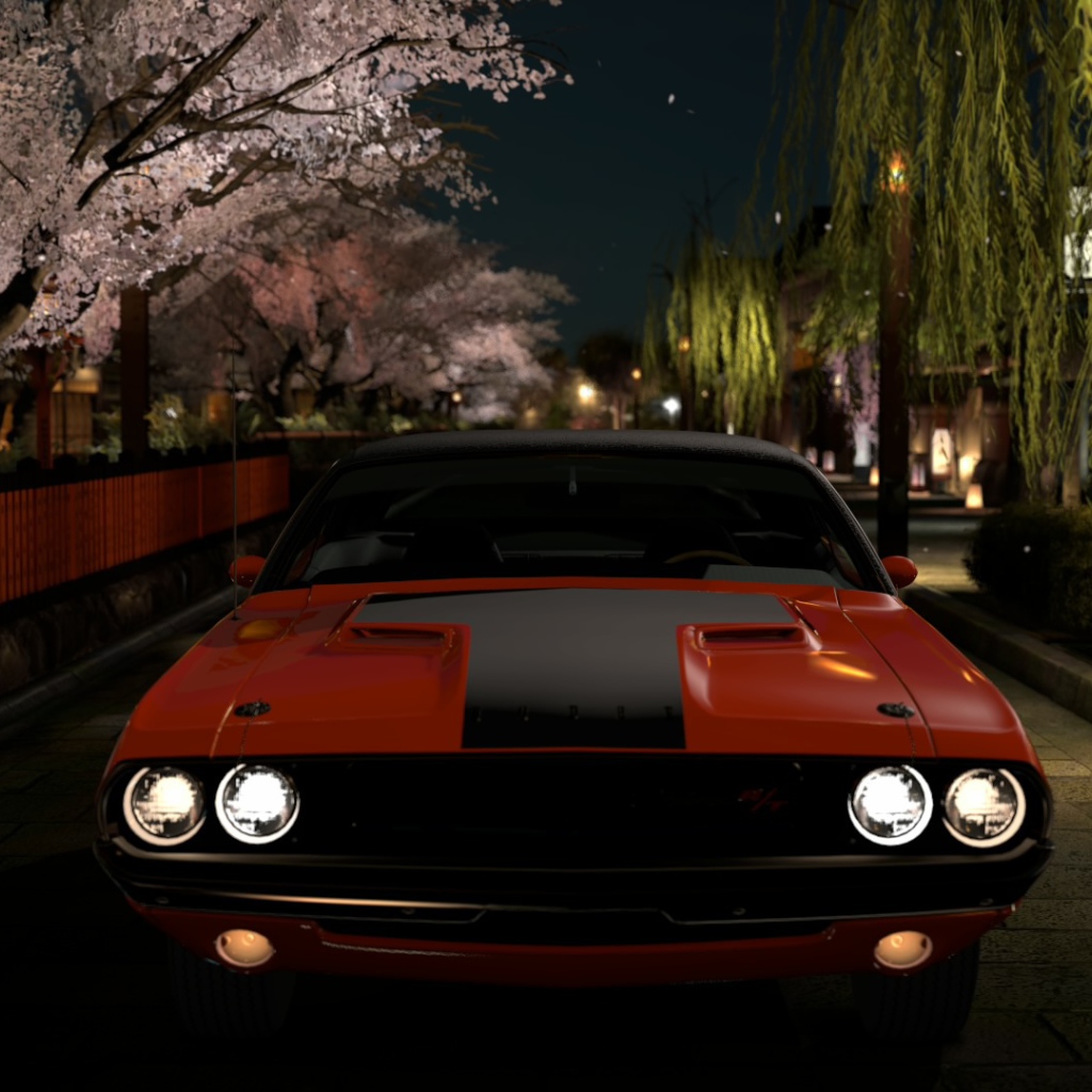 Красный Додж Гран