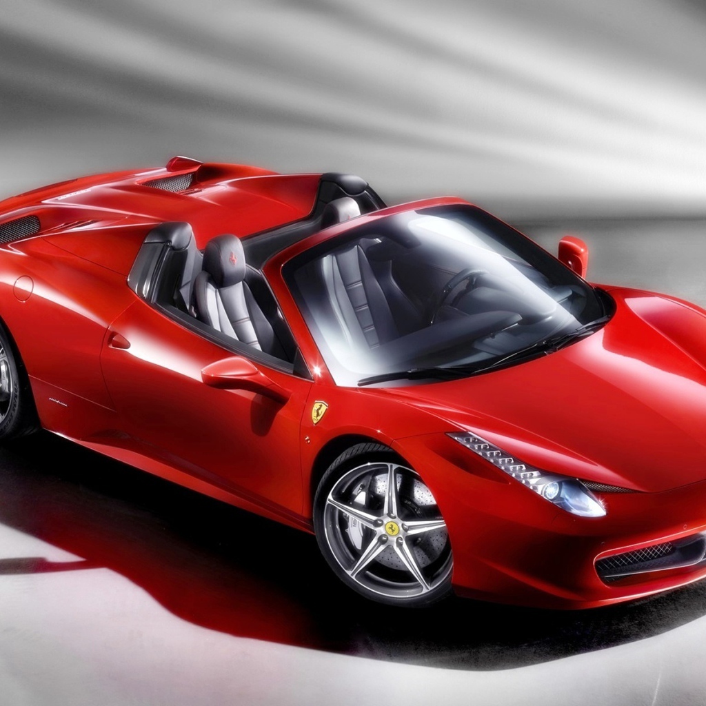 Красивый Ferrari 458 spider