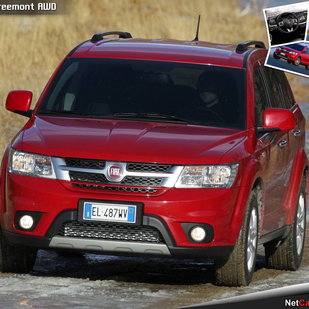 Красивый автомобиль Fiat Freemont в Москве