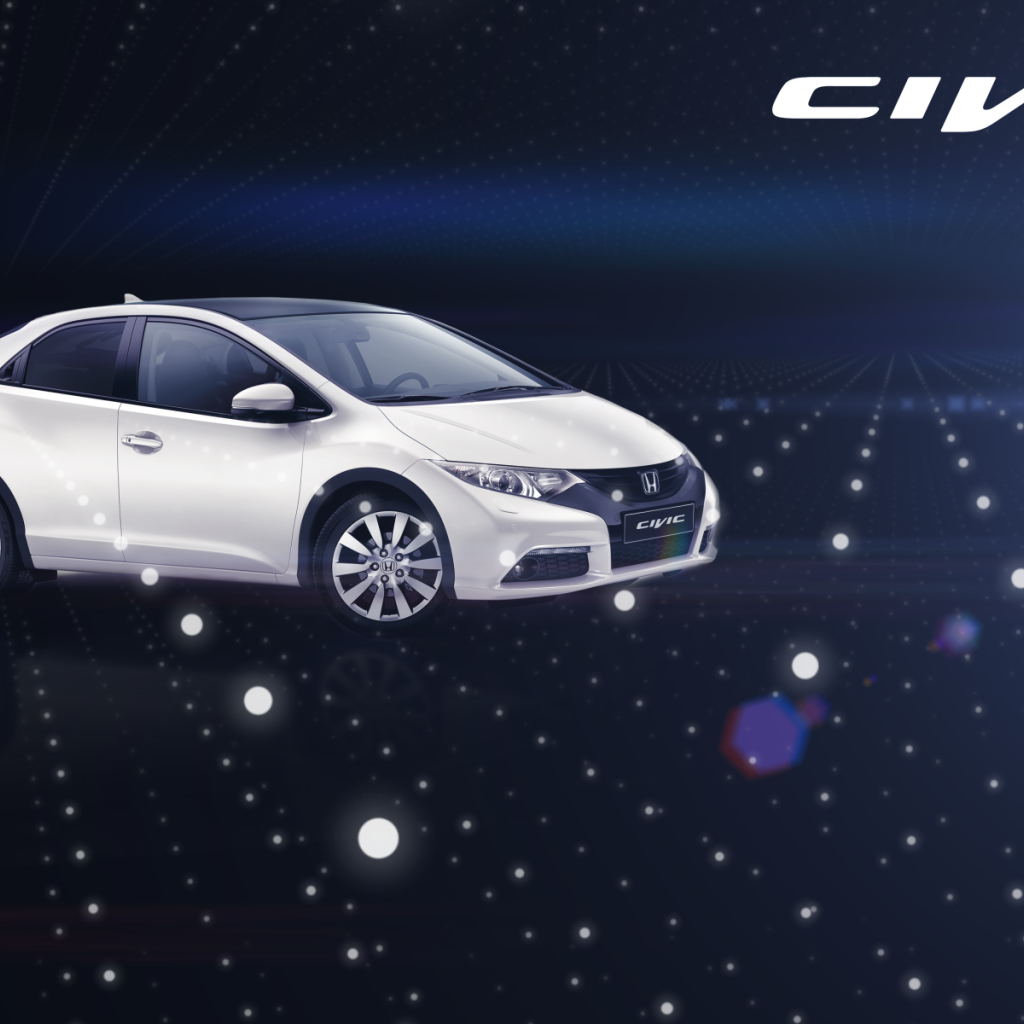 Красивый автомобиль Honda Civic 5D