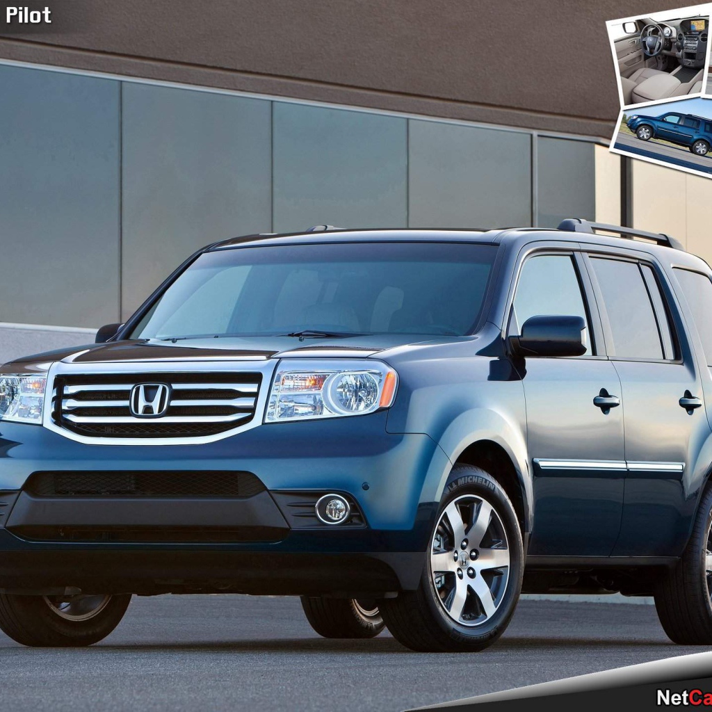 Красивый автомобиль Honda Pilot в Москве