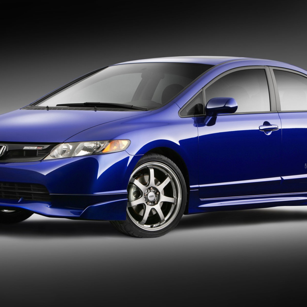 Синяя Хонда