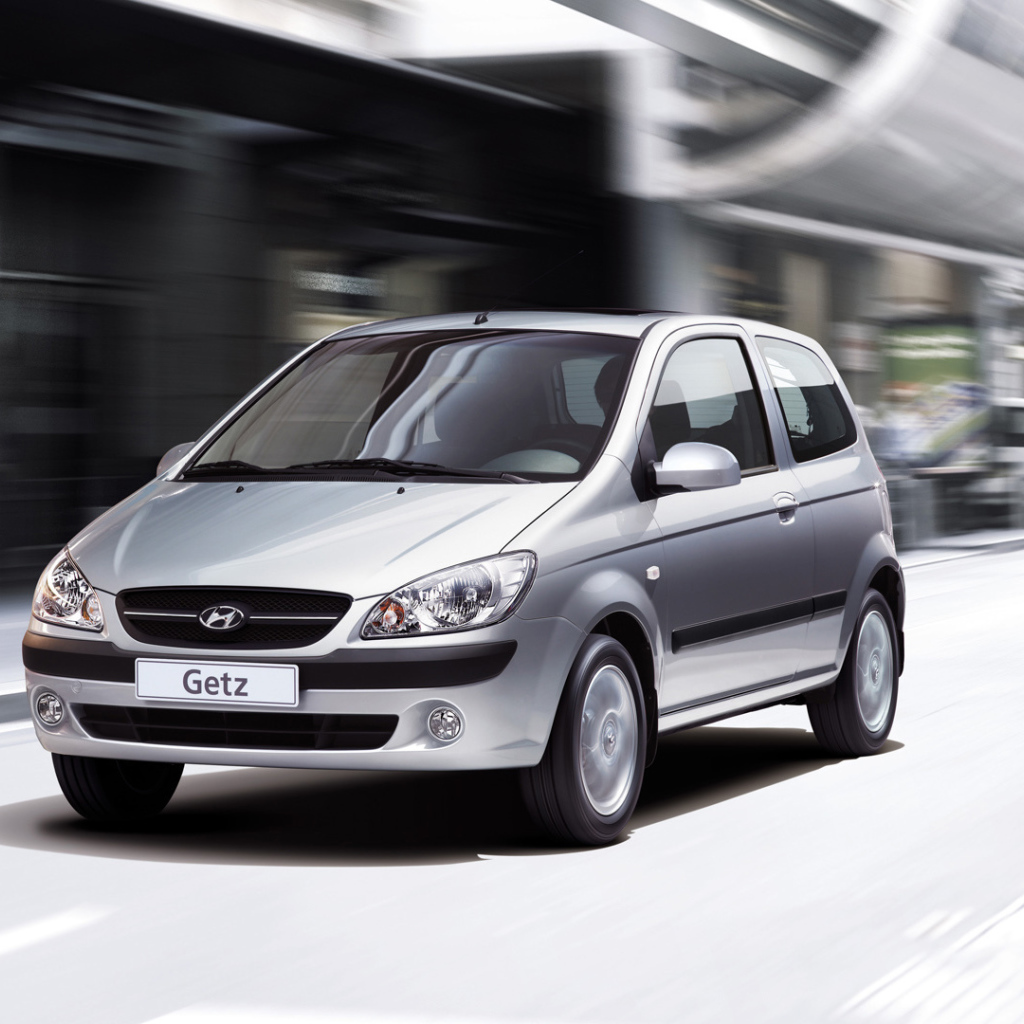 Красивый автомобиль Hyundai Getz в Москве