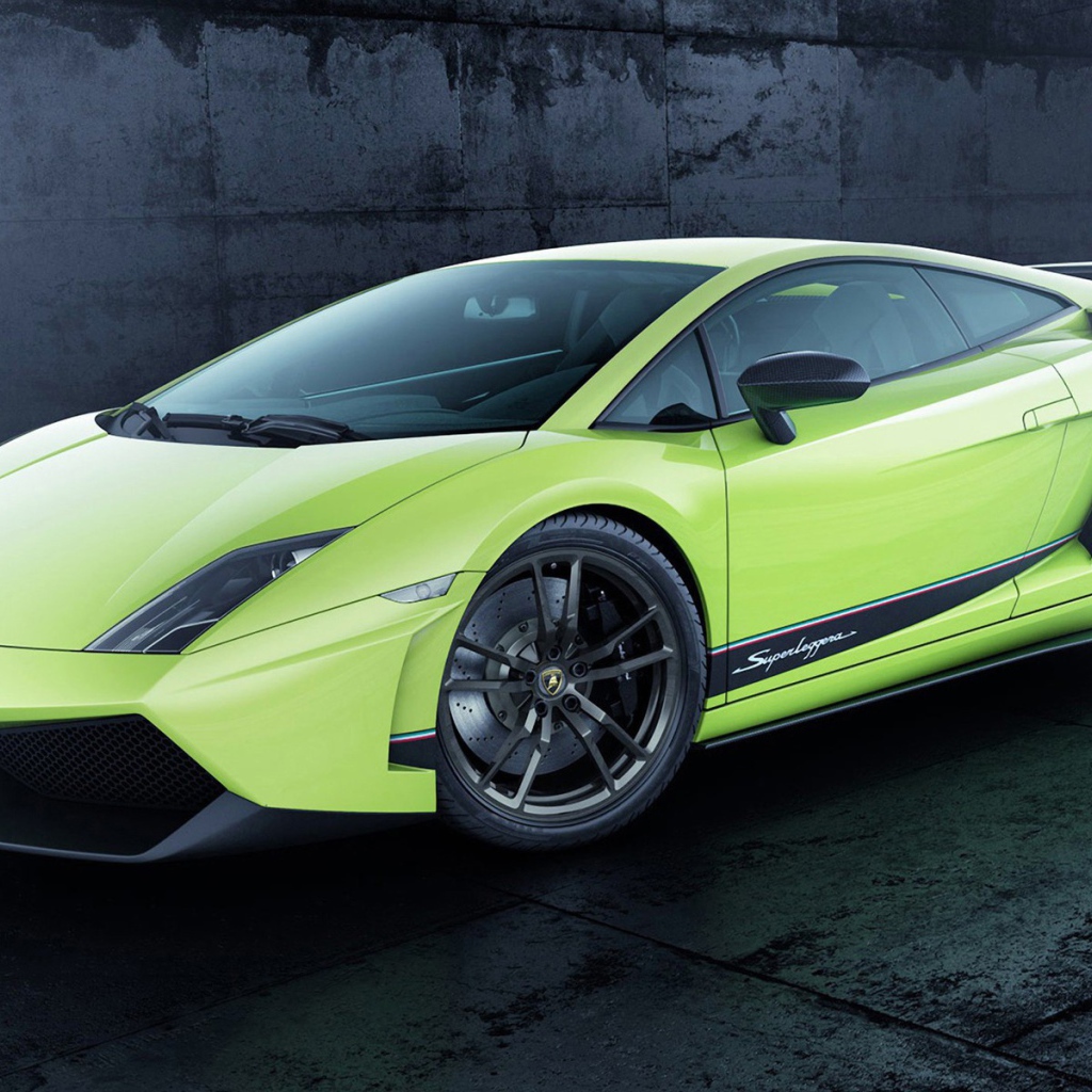 Зеленый Lamborghini Gallardo LP 570 4