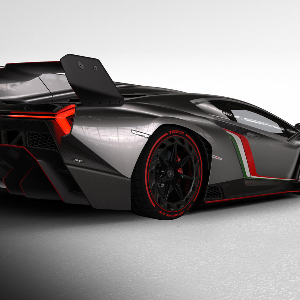 Красивый автомобиль Lamborghini Veneno
