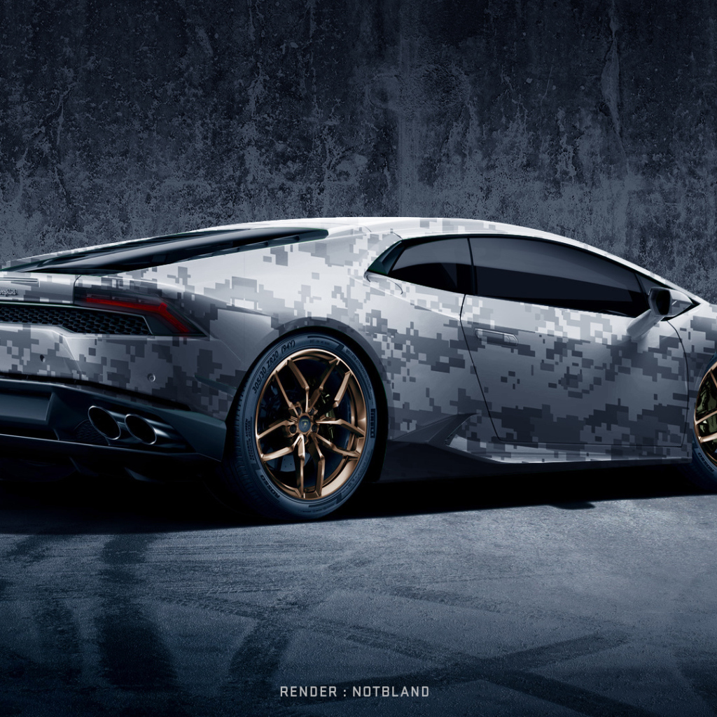 Дизайн автомобиля Lamborghini Huracan