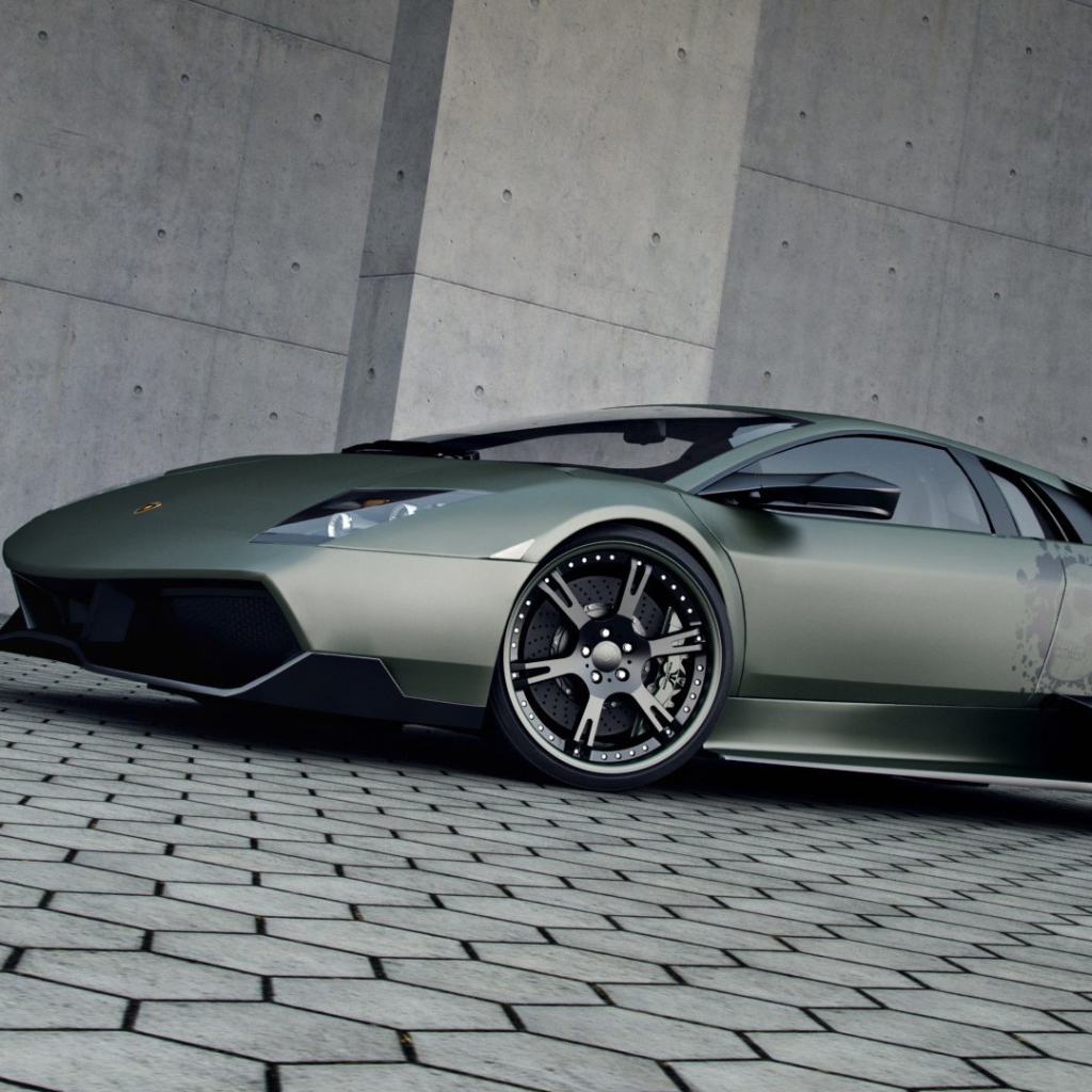 Красивый Lamborghini Murcielago LP720