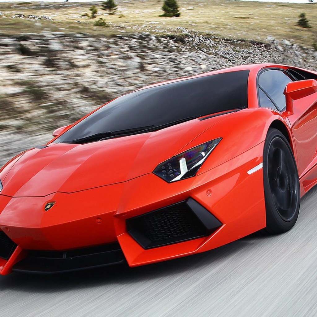 Новый автомобиль Lamborghini Aventador