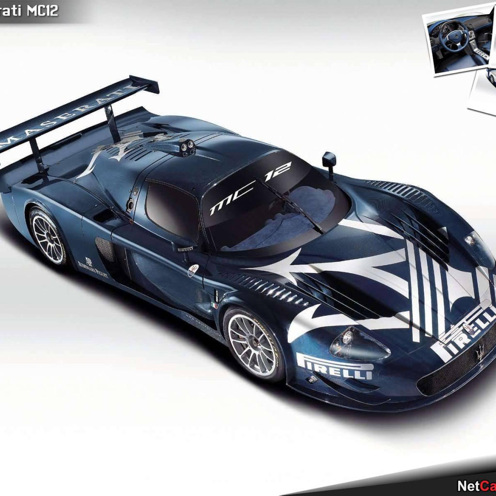 Красивый автомобиль Maserati MC12