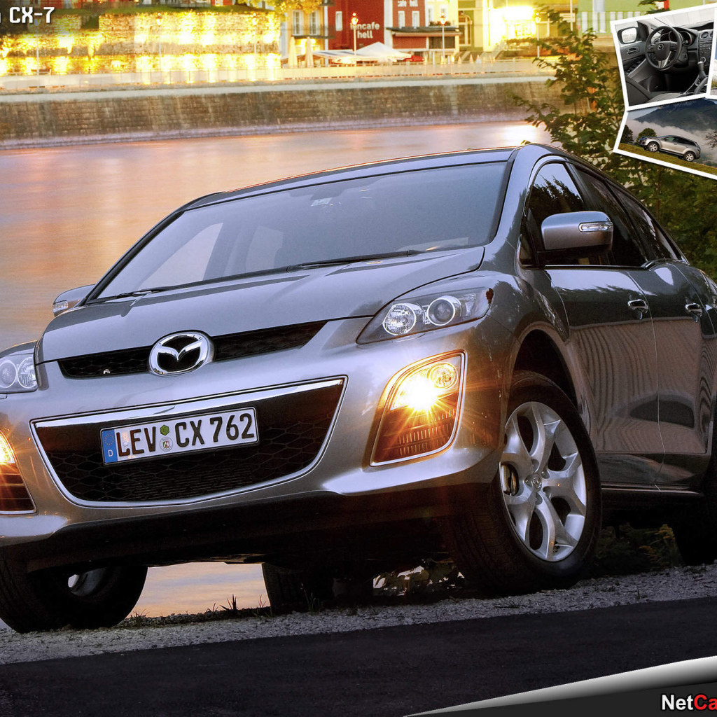 Красивый автомобиль Mazda CX 7