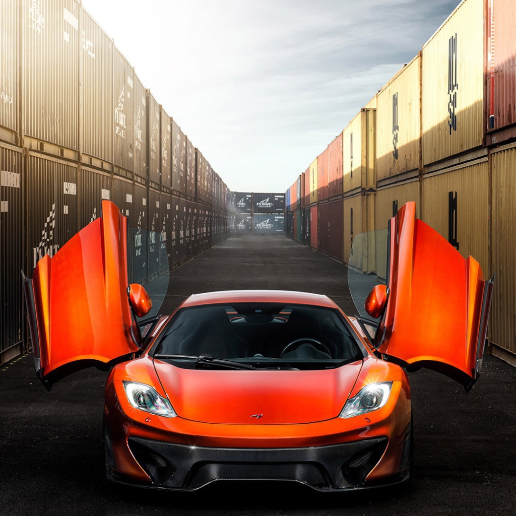 Красный Vorsteiner McLaren 12c mp4 VX