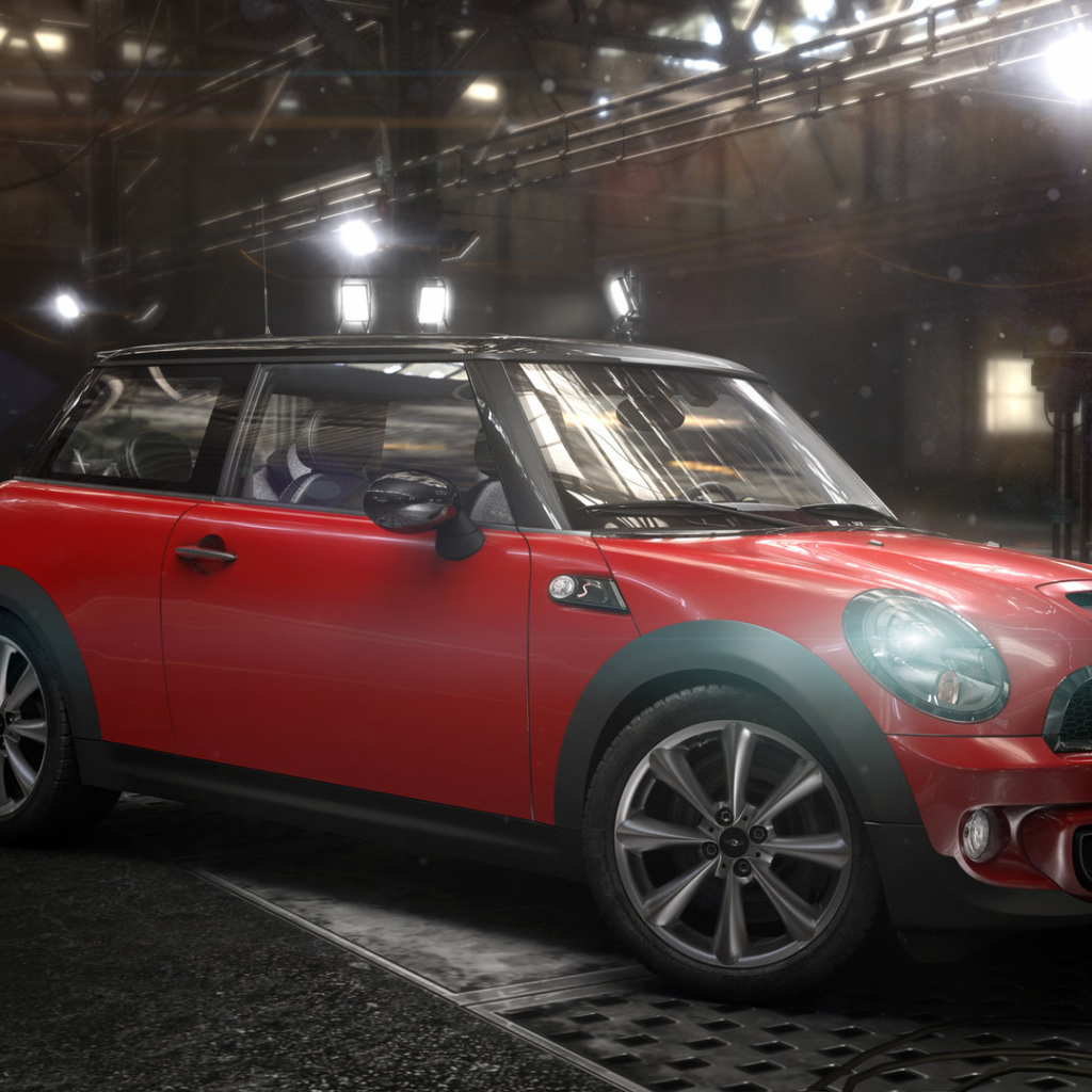 Красивый автомобиль Мини Купер S 2014
