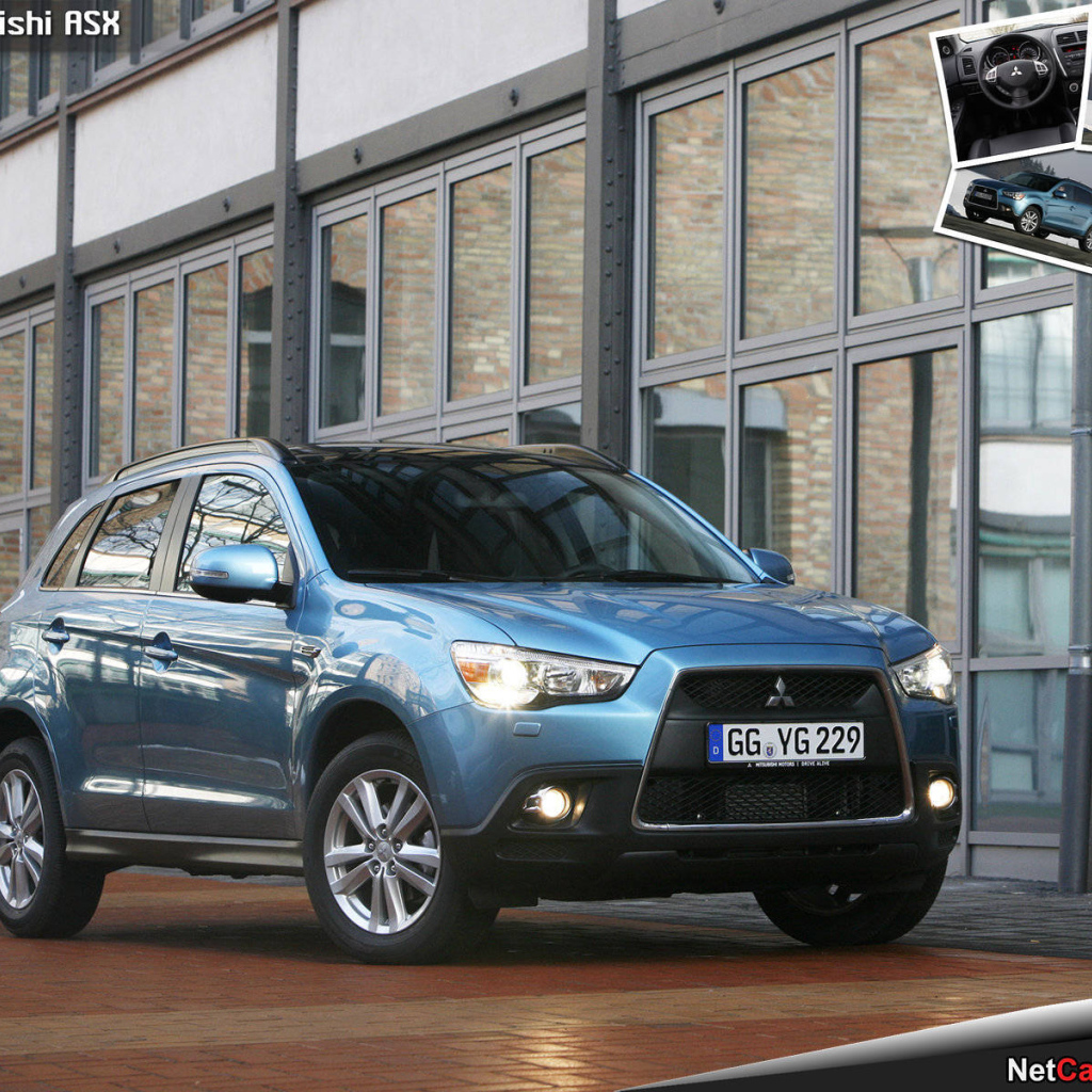 Красивый автомобиль Mitsubishi ASX в Москве